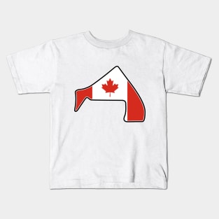 Circuit Trois-Rivieres [flag] Kids T-Shirt